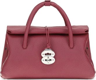 Zanellato Tassen, Dames, Rood, ONE Size, Leer, Dotta Centauro Tote
