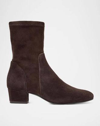 Aquatalia Stassi 40MM Suede Ankle Booties