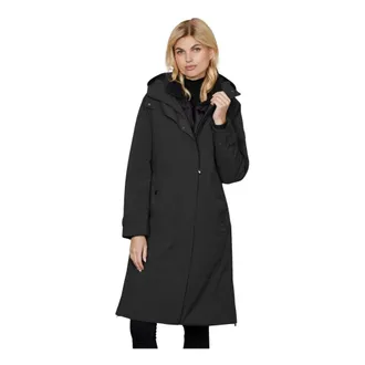 Junge Parka - Dames - Mantels - Zwart - Maat: 4XL