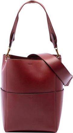 Celine Pre-owned Celine Medium Leather Seau Sangle Bucket Bag Ladies D21DP5ZLFPT59Y51