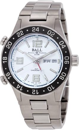 Ball Roadmaster Marine GMT Automatic White Dial Mens Watch DG3030B-S7CJ-WH