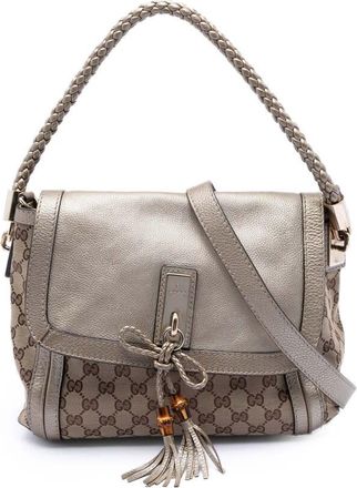 Gucci Pre-owned Gucci GG Canvas Bella Flap Satchel Ladies N1QOEVH85W1089ZH