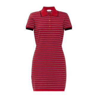 Versace Short Dresses, female, Red, Size: 2XS Polo Dress
