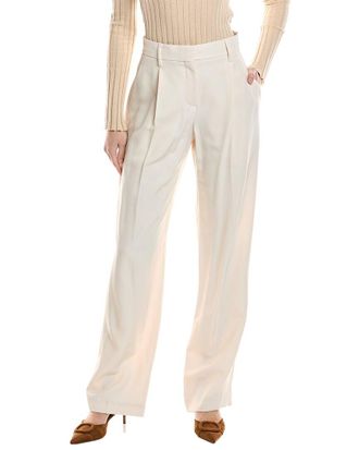Brunello Cucinelli Pleated Wool-Blend Pant
