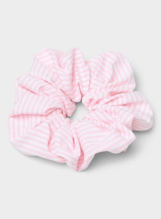 Simons Womens Large parasol-stripe scrunchie