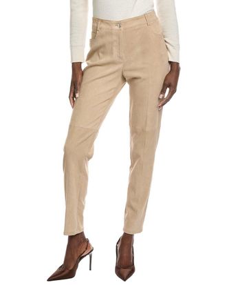 Akris Magda Suede Pant