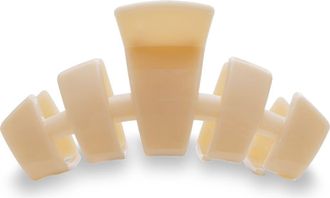 Teleties Large Classic Clw Clip in Almond Beige at Nordstrom