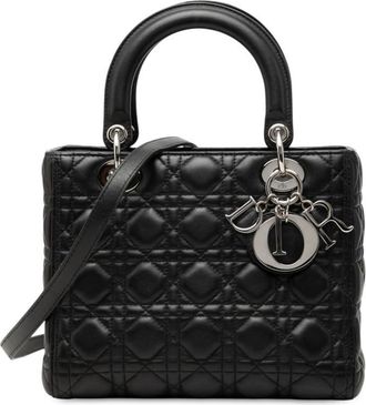 Dior Pre-owned Dior Medium Lambskin Cannage Lady Dior Ladies MK7WEO53LIQWAW9F
