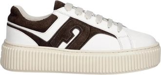 Furla Sky Lace-Up - Dames - Sneakers - Beige - 41 EU - Leer - Schoenen