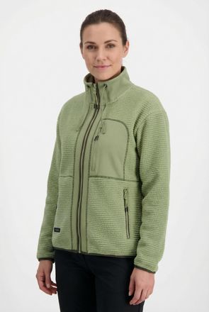 Icepeak Fleecejacke ICEPEAK AGENE, Damen, Gr. XXL, light gr&uuml;n, Obermaterial: 100% Polyester, Jacken Fleecejacke, sportlicher Stil, aus Thermal-Material, schne