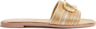 Valentino Garavani Sliders, female, Yellow, 8 UK, VLogo Signature Slides