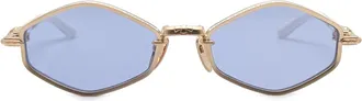 Chrome Hearts Nip Slip - Matte Gold Plated / White Sunglasses