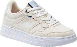 U.S.Polo Association Sportieve Beige Sneakers Unisex Rubberen Zool - Dames - Sneakers - Beige - 38 EU - Schoenen