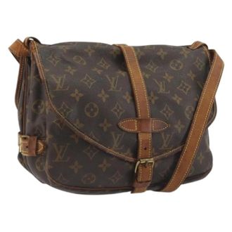 Louis Vuitton Pre-owned Saumur 30 Schoudertas - Dames - Pre-owned - Bruin - Maat: ONE Size Leer