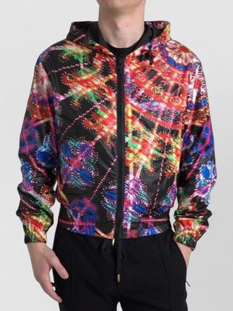 Dolce & Gabbana printed hooded jacket