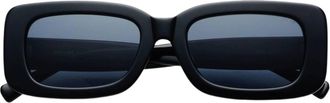 Freyrs Eyewear Womens Noa Rectangular Sunglasses In Black