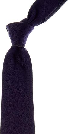 Canali Purple/Grey Reversible Silk Tie