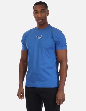 Off-white Mens Bandana Arrow Slim T-Shirt - Blue/Multi - Size: 36