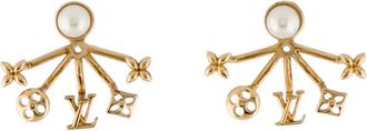 Louis Vuitton Faux Pearl Cruiser Earrings