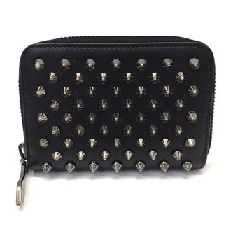 Christian Louboutin Black Leather Coin Purse/Coin Case (Pre-Owned)