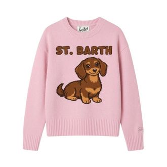 MC2 Saint Barth Maglione Tessa a girocollo - - Knitwear - Donna - Rosa - M