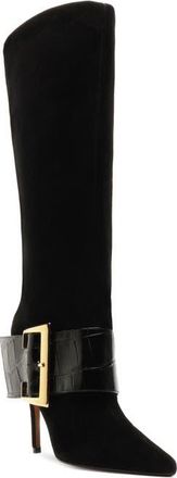 Schutz Beatrix Pointed Toe Boot in Black at Nordstrom, Size 10.5