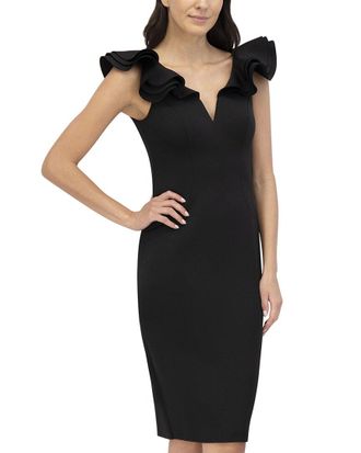 Eliza J Sleeveless Solid Mini Dress