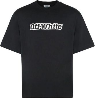 Off-white Off- Cotton Mens T-Shirt