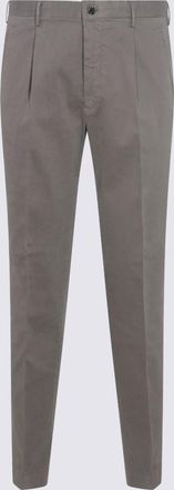 Incotex Grey Cotton Pants
