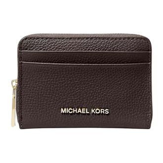 Michael Kors Accessoires, Dames, Bruin, ONE Size, Leer, Jet Set Kleine Portemonnee