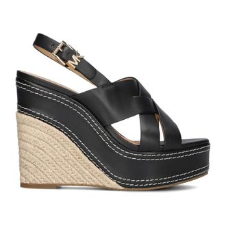 Michael Kors Dames, Schoenen, Zwart, Maat: 41 EU Leer