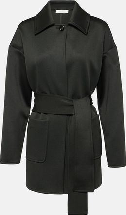 Max Mara Rauche neoprene belted minidress