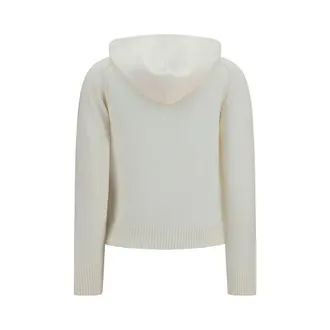 Burberry Womens Beige Wool Oves Aries Hoodie Clothing