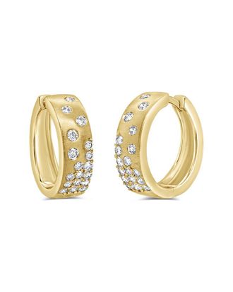 Sabrina Designs 14K 0.46 Ct. Tw. Diamond Hoop Earrings
