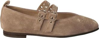 De Siena shoes Schoenen, Dames, Beige, 37 EU, Leer, Mary Jane Ballerina