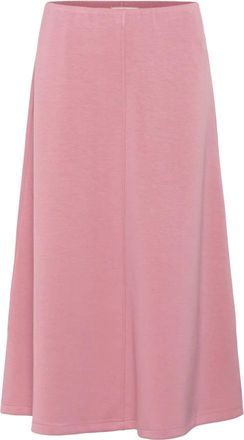 Soaked In Luxury Marigold Rok Polignac - Dames - Midirokken - Roze - 2XL - Polyester - Rokken