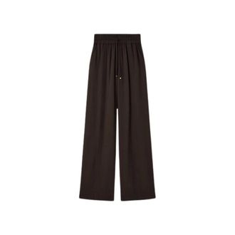 Joseph Dames, Broeken, Bruin, Maat: XL Viscose