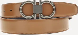 Ferragamo Cintura Gancini reversibile in pelle Man 110
