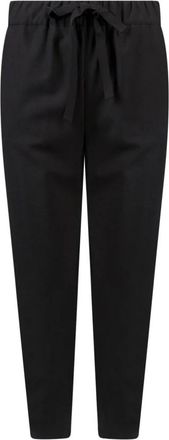 Semicouture Broek - Dames - Chinos - Zwart - XS - Wol - Broeken