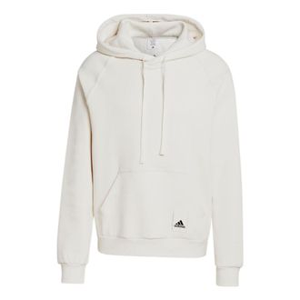 adidas Lounge Fleece Hoodie Chalk White IA9343