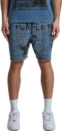 Purple Midweight French Terry Shorts in Blue at Nordstrom Rack, Size Xx-Large