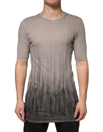 Laneus Two Tone Cotton Round Neck Short Sleeves Mens T-shirt (Pre-Owned)