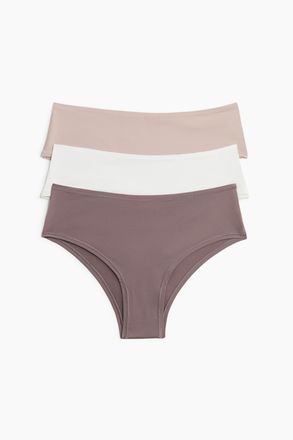 H&M 3er-Pack Hipster aus Mikrofaser - Pink