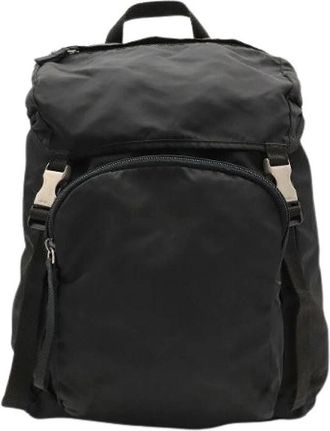 Prada Pre-owned Nylon Backpack V135 - Dames - Vintage Rugzakken - Zwart - ONE Size - Nylon - Vintage
