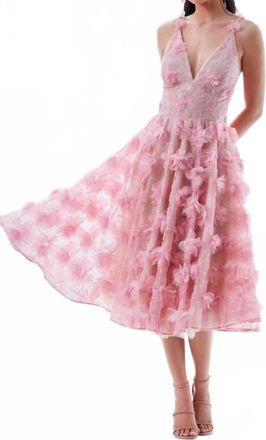 Helsi Alejandra Midi Dress In Rose Petal