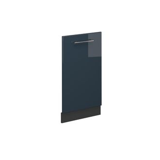 Vicco Panel Frontal Del Lavavajillas Fame-line, Azul Oscuro Alto Brillo, 45 Cm Sin Encimera Vicco