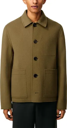 Ami Wool Boxy Jacket - Bronze