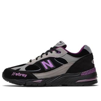 New Balance Stray Rats x 991 Made in England Black Purple M991SRP