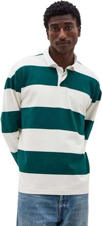 Richer Poorer Inc. The Rugby Polo in Rainforest Bone Stripe at Nordstrom, Size Xx-Large