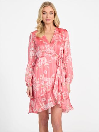 Guess Sidel Printed Wrap Dress